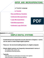 Register Transfer and Microoperations