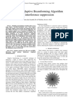 A Simple Adaptive Beamforming Algorithm With Interference Suppression