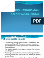 Immiscible Liquids and Steam Distillation