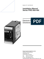 PWD - Electronic For Proportional Directional Control Valves - Installation Manual