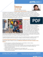 Occupational Therapy For Young Children Birth Through 5 Years of Age