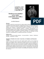 Metaforas de La Dualidad en Los Cosmovision Arte, Brillo y Chamanismo