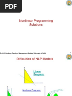 Nonlinear Programming Solution A