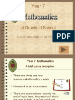 Year 7 Intro 2010