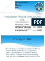 Instalación Firewall Checkpoint R70