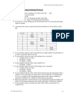 Multi Version Timestamp Ordering Protocol