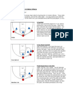 Motion Offense Drills