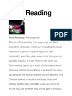 Face Reading (Physiognomy)