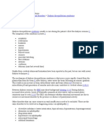 Dialysis Disequilibrium Syndrome