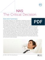 SAN vs. NAS:: The Critical Decision