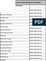 PPM Checklist Register