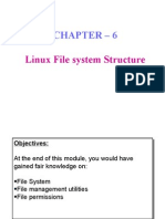 Chapter - 6: Linux File System Structure