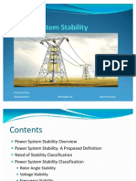 Overview of Power System Stability