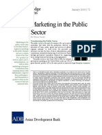 Marketing in The Public Sector