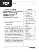 3-Phase Switched Reluctance (SR) Sensorless Motor Control Using A 56F80x, 56F8100 or 56F8300 Device