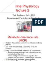 Endocrine Physiology: Dale Buchanan Hales, PHD Department of Physiology & Biophysics