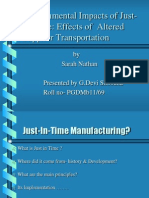 Environmental Impact of JIT Final