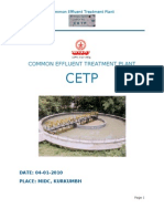 Common Effluent Treatment Plant