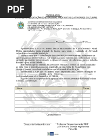 Formulários de estágio 1, 2, 3, 4, 5, 6, 7, 8