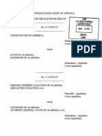 Eleventh Circuit Enjoins Sections 27 & 30 of Alabama's HB56 Pending Appeal (3-8-12)