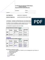 Estructura de Acidos Nucleicos Taller Con Respuestas