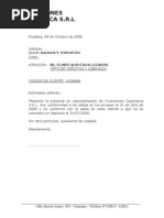 Carta de Conciliacion 2006