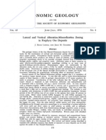 Lateral and Vertical Alteration-Mineralization Zoning