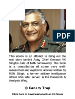 Ebook - Real Story Behind Army Chief Gen VK Singh's Age Row