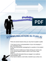 Public Communication Report