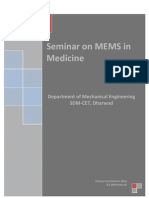 Seminar On MEMS in Medecine