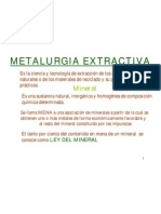 Metalurgia Extractiva