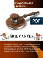 Employee Grievance and Disciplinary Action