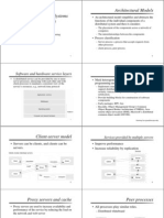 CSE 513: Distributed Systems (System Models) Architectural Models