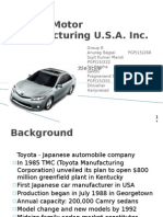 Toyota Motor Manufacturing OM Group 8