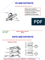 Keys and Keyways