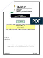 NCS 2008 Mathematics Exam