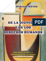 De La Dignidad y de Los Derechos Humanos. Una Introducción Al Pensar Analógico