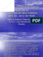 Planeación de Unidades Médicas Basándose en Indicadores Estadísticos