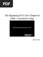 The Beginning of A New Chapter in India's Automotive Saga: Karan Arora