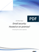 Email Security: Hosted or On-Premise?: GFI White Paper