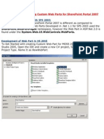 Developing and Deploying Custom Web2007