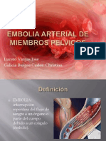 Embolia Arterial de Miembros Pelvicos 2010