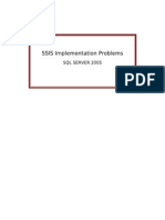 SSIS Problems