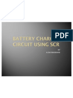 Battery Charger CKT Using SCR