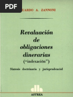 Zannoni Eduardo - Revaluacion de Obligaciones Diner Arias