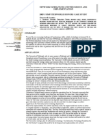 Network Operations Center Design and Implementation 2005 Computerworld Honors Case Study