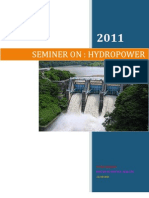 Seminer On Hydro Power