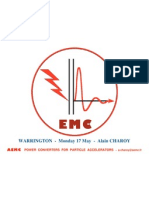 WARRINGTON - Monday 17 May - Alain CHAROY: Power Converters For Particle Accelerators