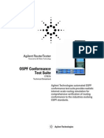 Ospf Conformance Test Suite: Agilent Routertester