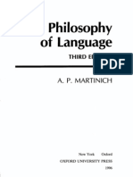 Martinich 1985 Philosophy-Language